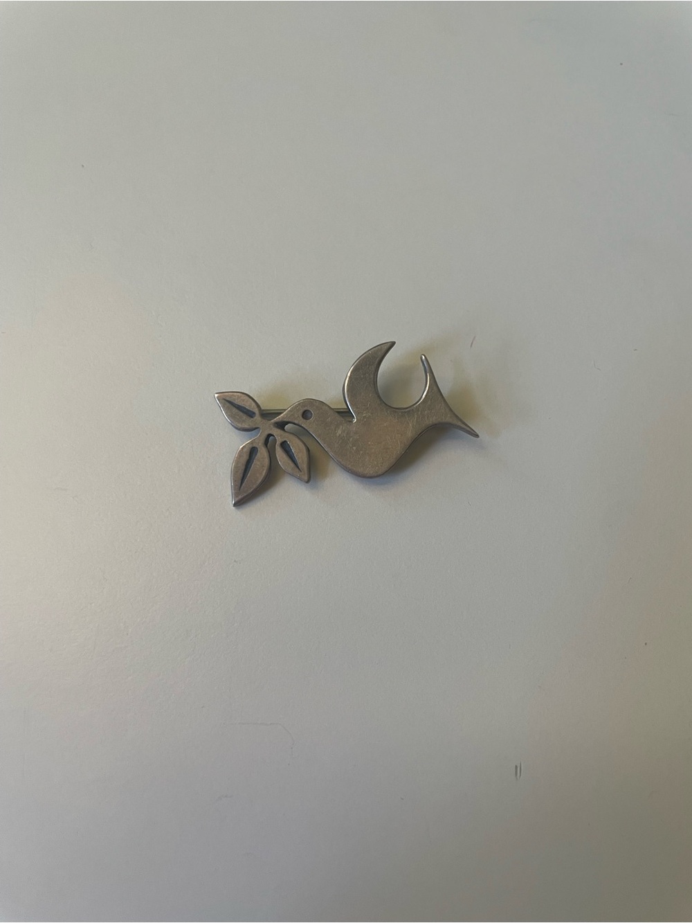 Retired James Avery Sterling Silver La Paloma Dove of Peace Brooch